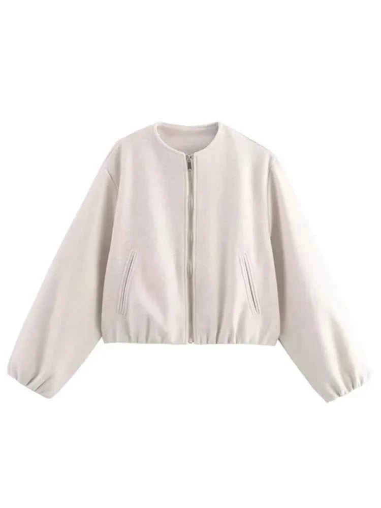 Leichte Bomberjacke Damen - Cecile LavelleBeige