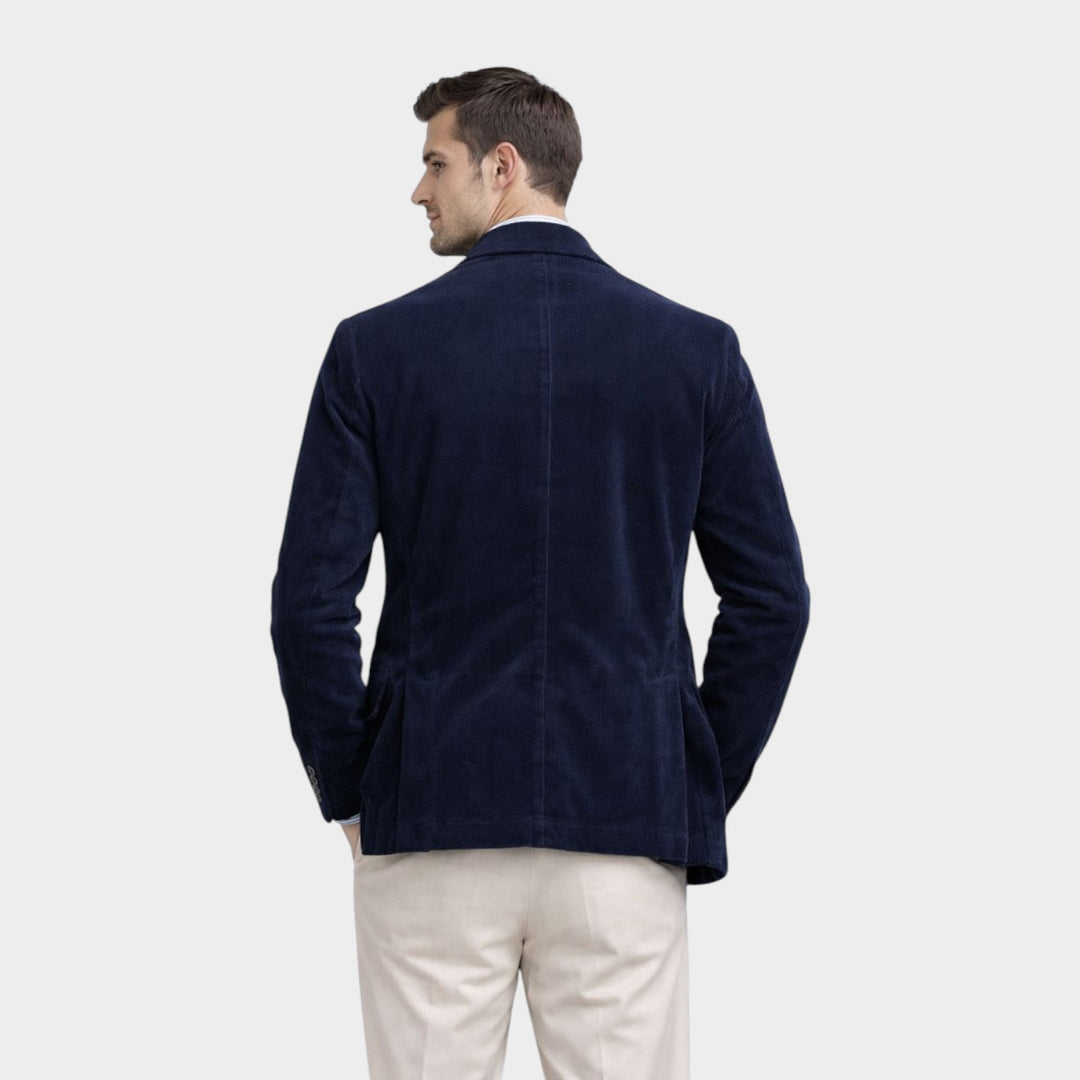 Men’s Blazer Set Corduroy Warmth Classic Tailored Style
