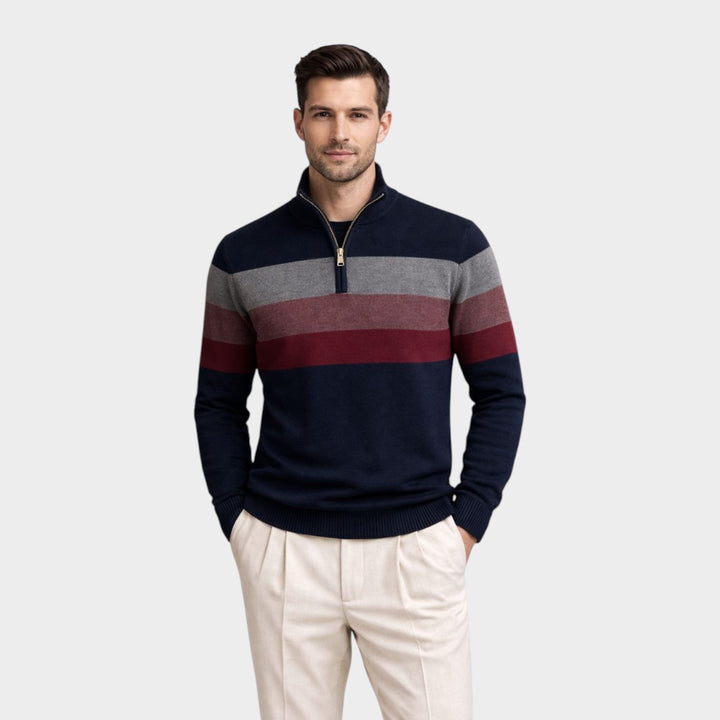 Men’s Quarter Zip Pullover Warmth Timeless Design
