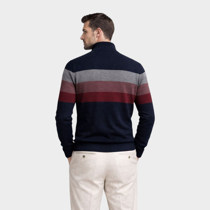 Men’s Quarter Zip Pullover Warmth Timeless Design