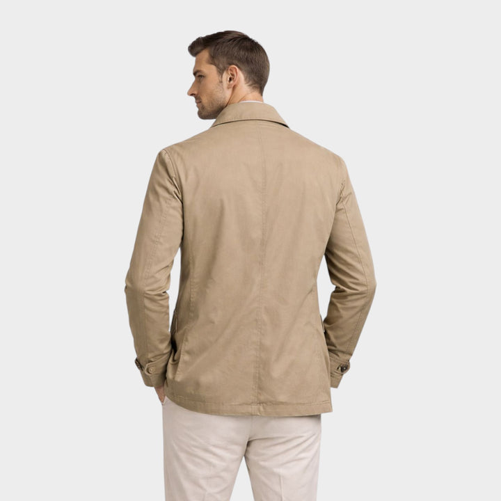 Men’s Timeless Trench Jacket Classic Outerwear