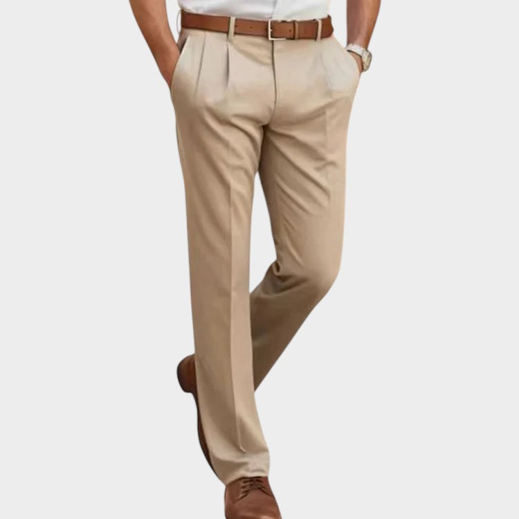 Men’s Pants Zip Closure Comfort Classic Straight Fit
