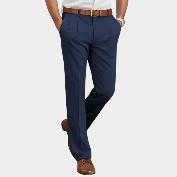 Men’s Pants Zip Closure Comfort Classic Straight Fit