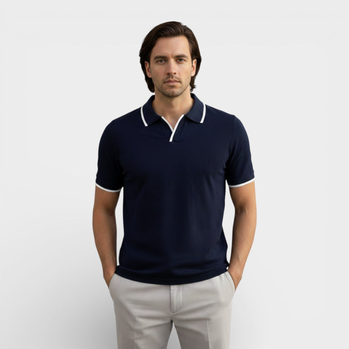 Men's Short Sleeve Knit Polo