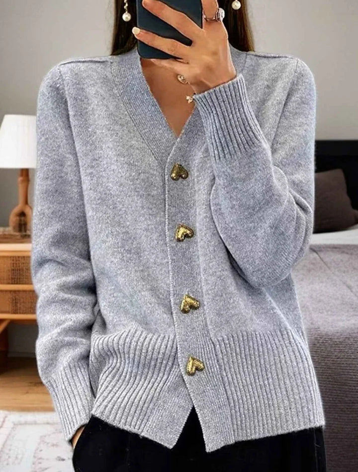 Women's Button Front Cardigan Knit | Regular Fit | Soft Lightweight Layering Sweater | Workwear Smart Casual Everyday