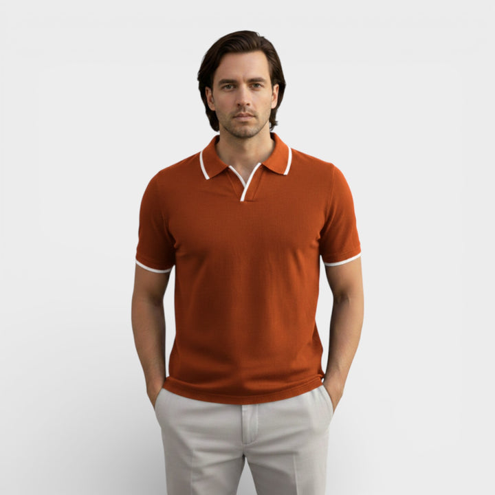 Men's Short Sleeve Knit Polo