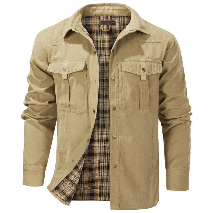 Warm outdoor jacket for men