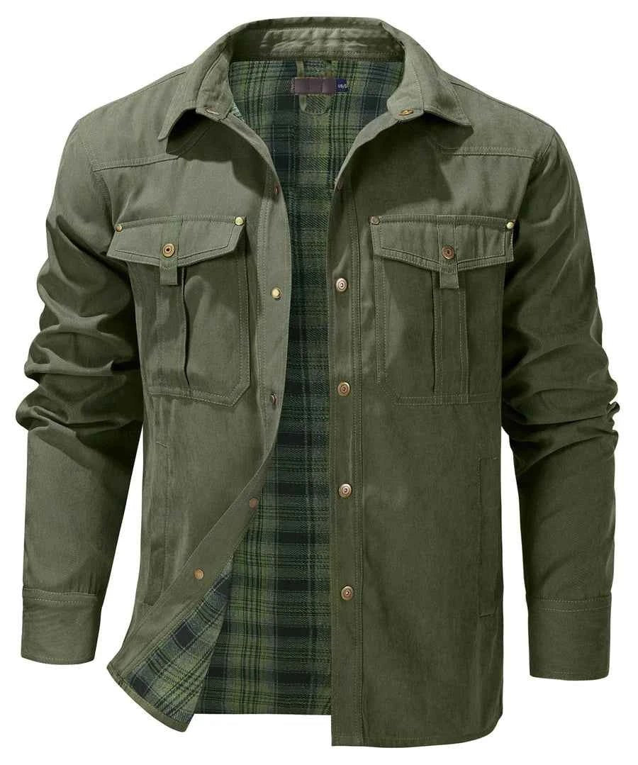 Warm outdoor jacket for men