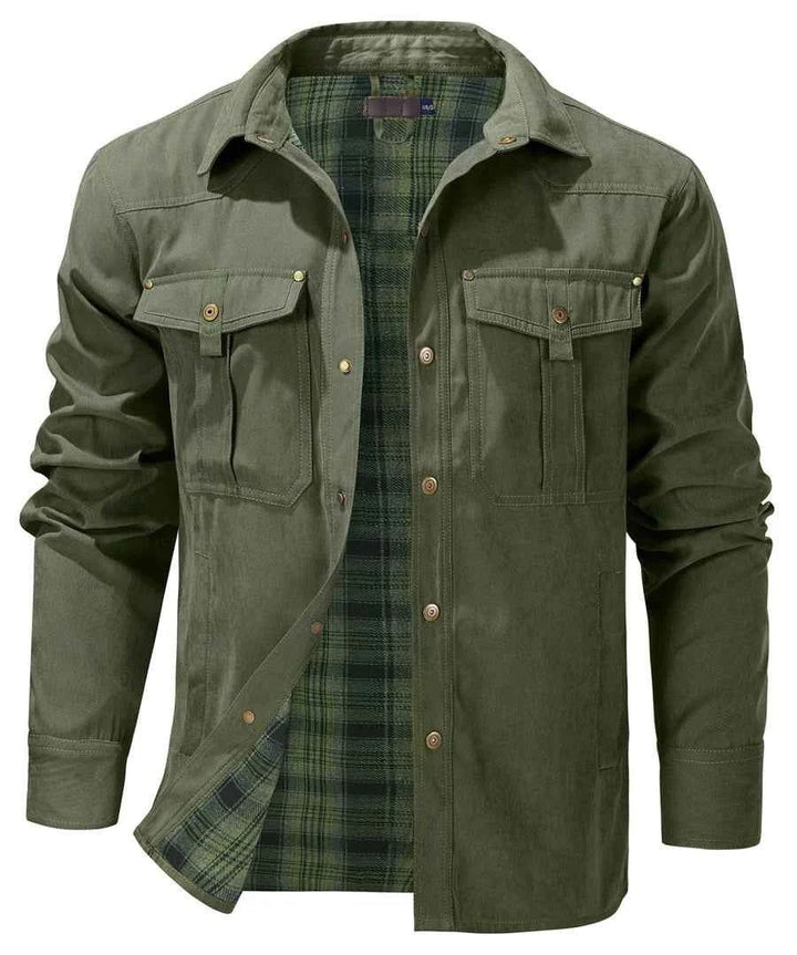 Warm outdoor jacket for men