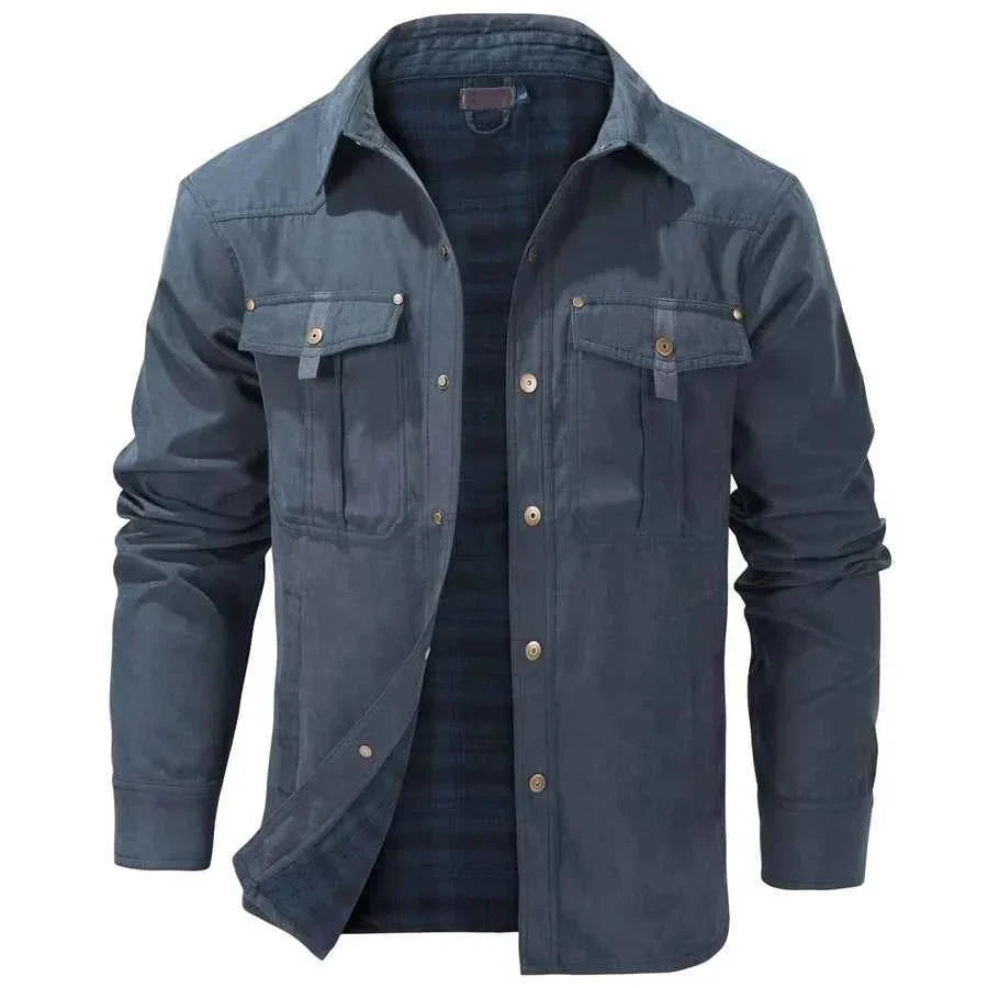 Warm outdoor jacket for men