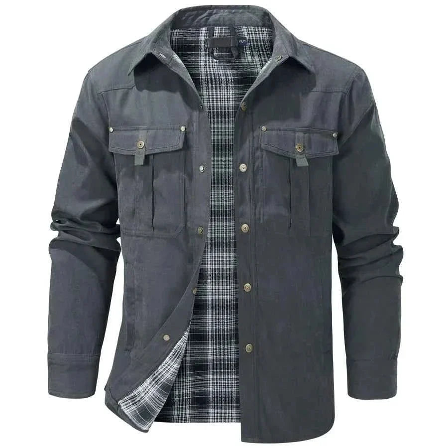 Warm outdoor jacket for men