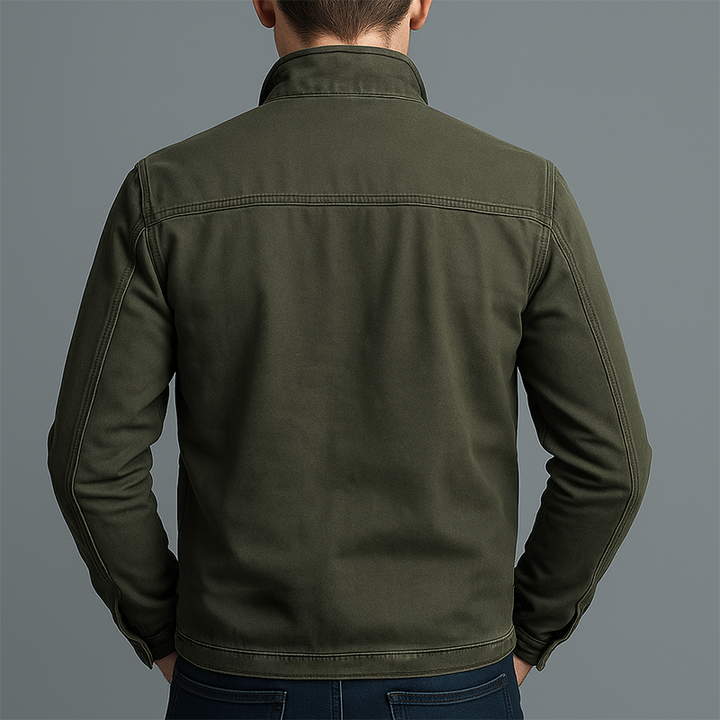 Vintage Cotton Zip Jacket