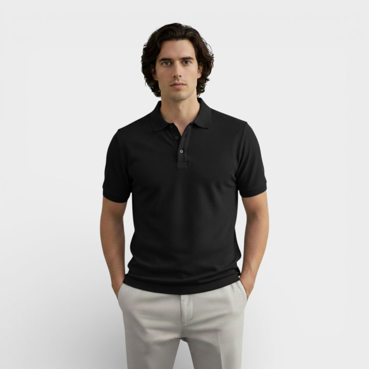 Men’s Breathable Polo Shirt  Lightweight Summer Comfort Fit